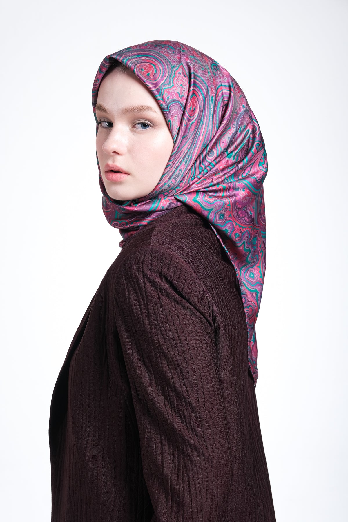 Twill Saten Garnet