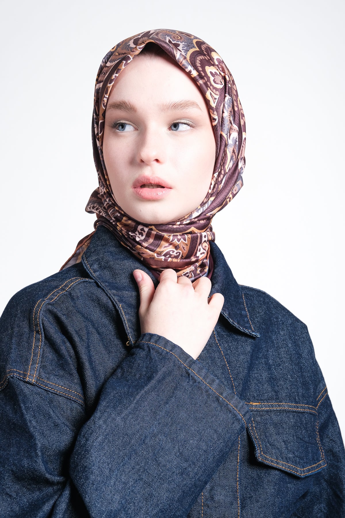 Twill Saten Amber