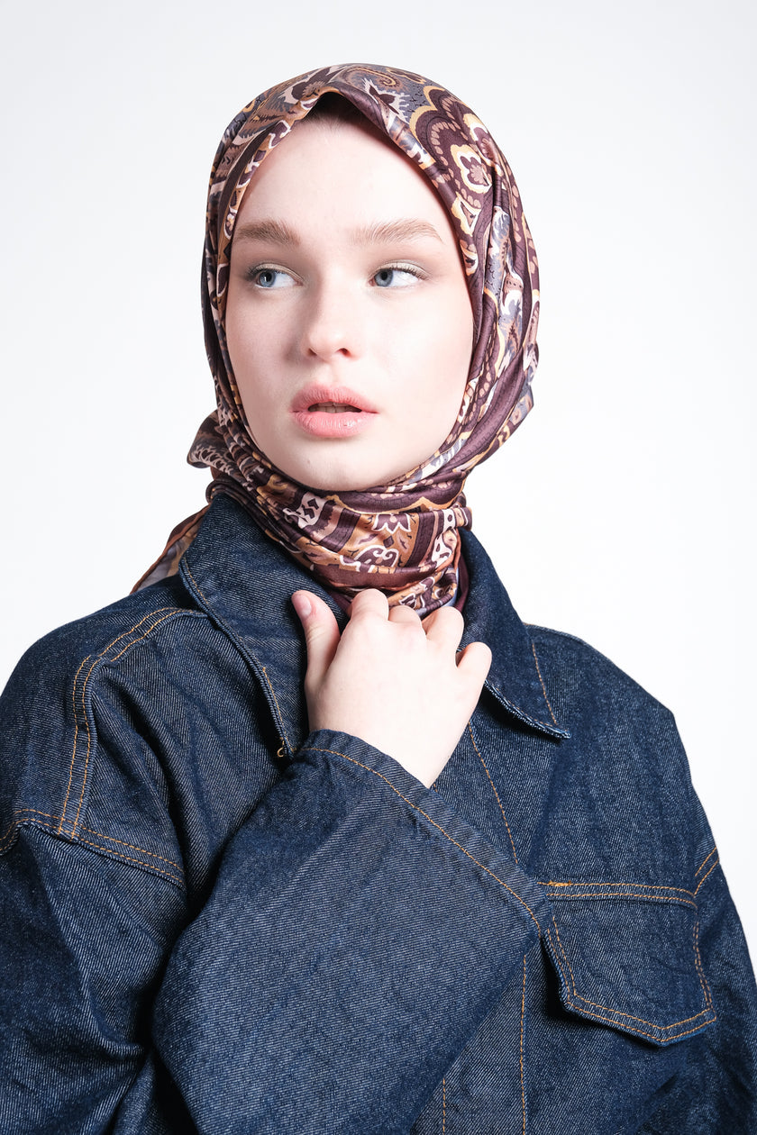 Twill Saten Amber
