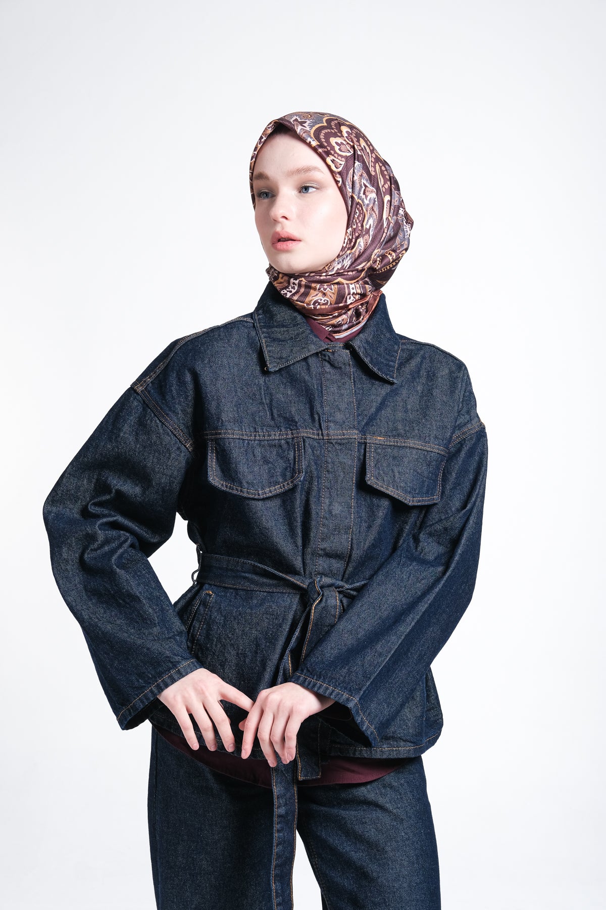Twill Saten Amber