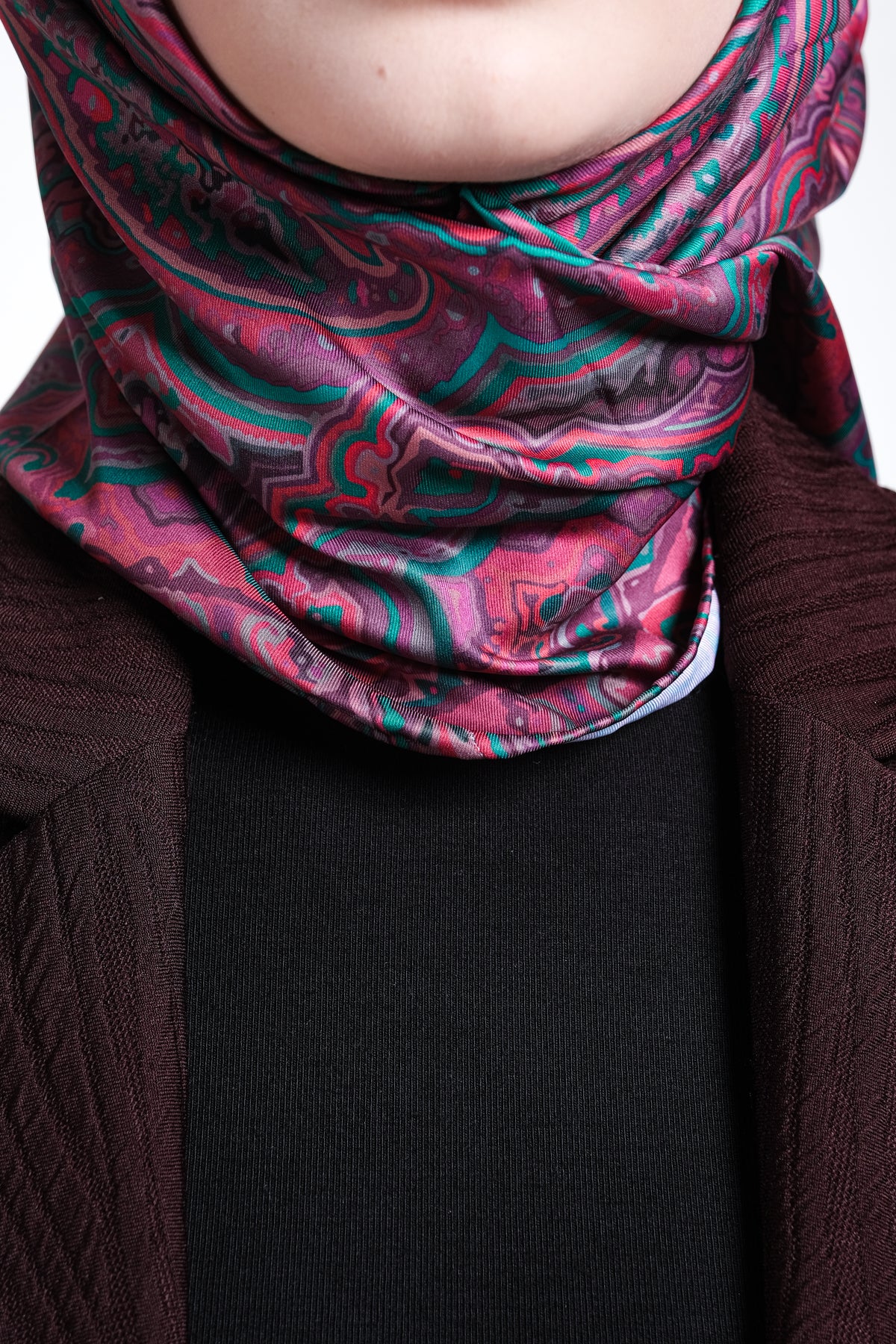 Twill Saten Garnet