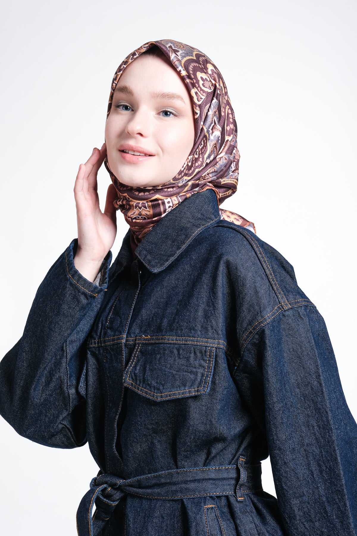 Twill Saten Amber