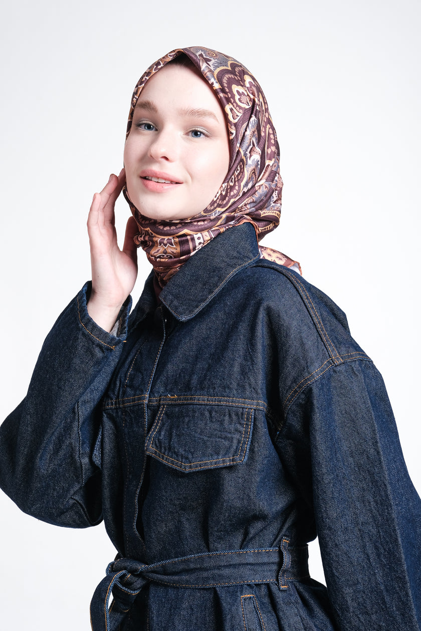 Twill Saten Amber
