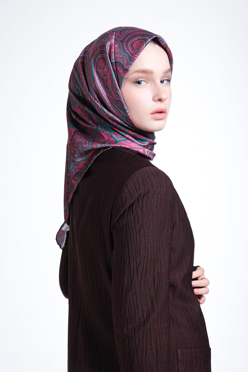 Twill Saten Garnet