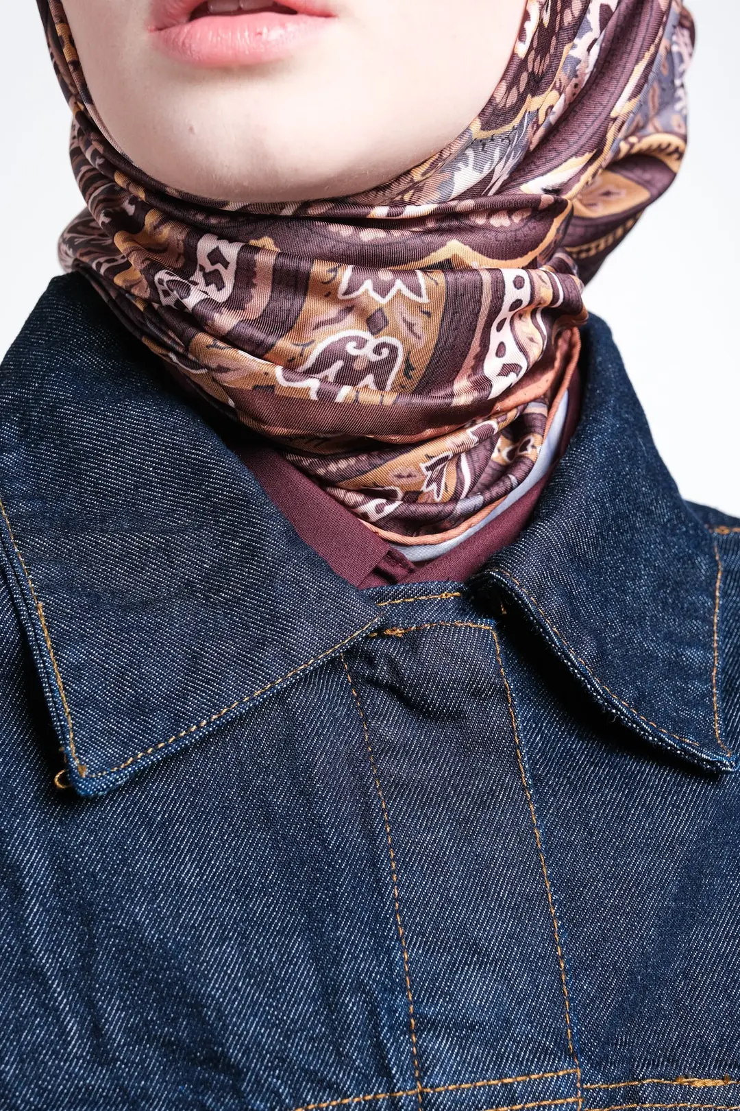 Twill Saten Amber