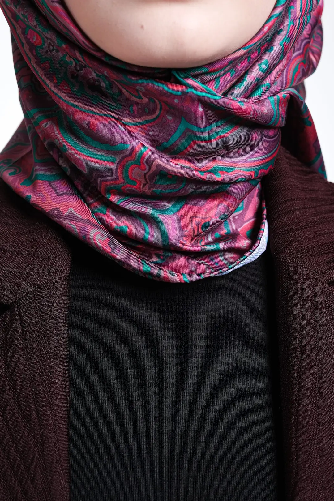 Twill Saten Garnet