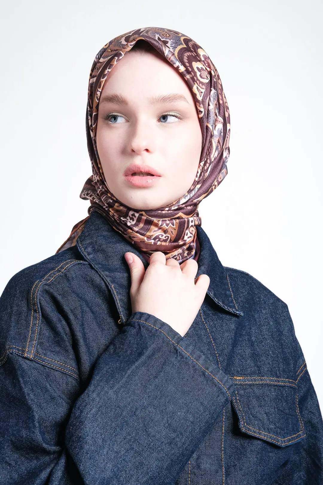 Twill Saten Amber