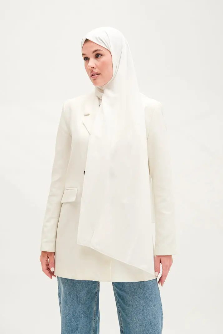 Lina Pure Şal Beyaz