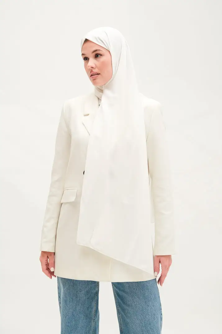 Lina Pure Şal Beyaz