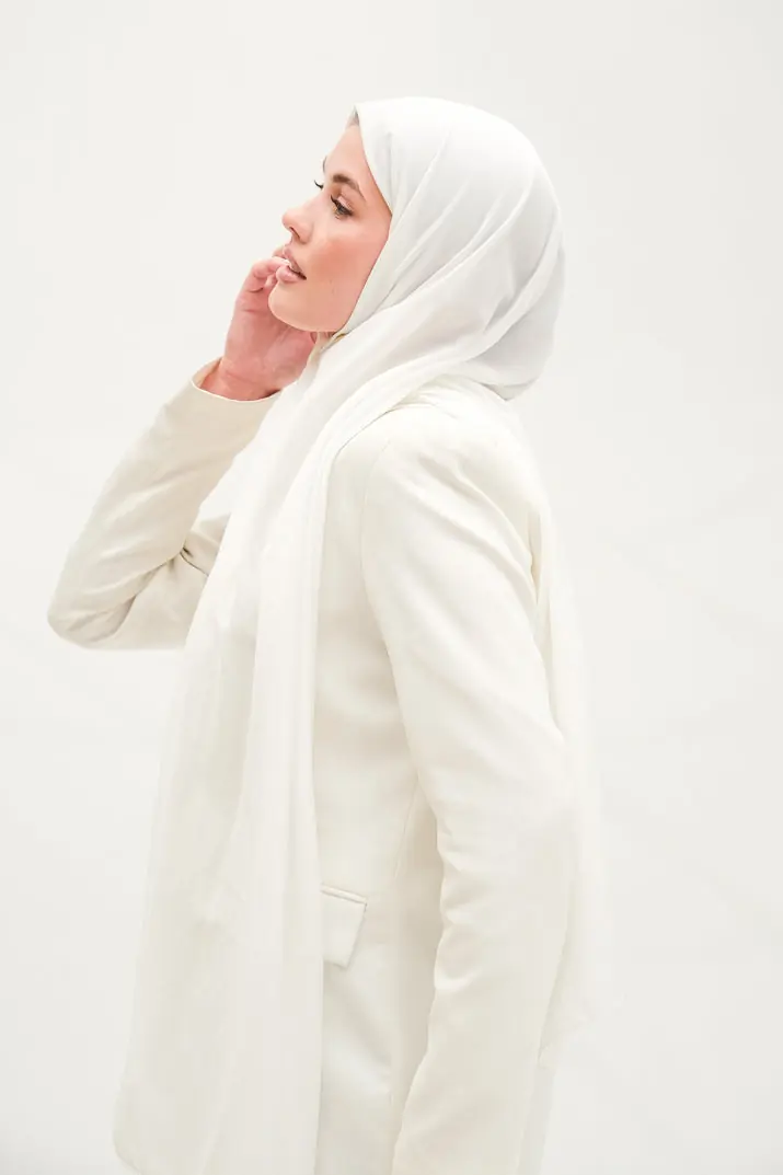 Lina Pure Şal Beyaz