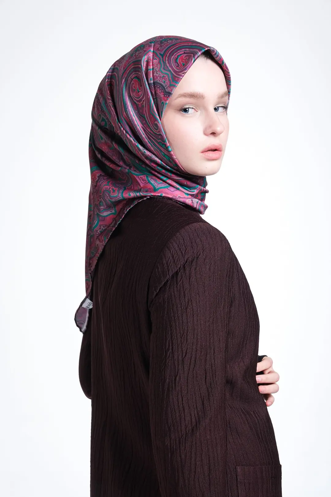 Twill Saten Garnet