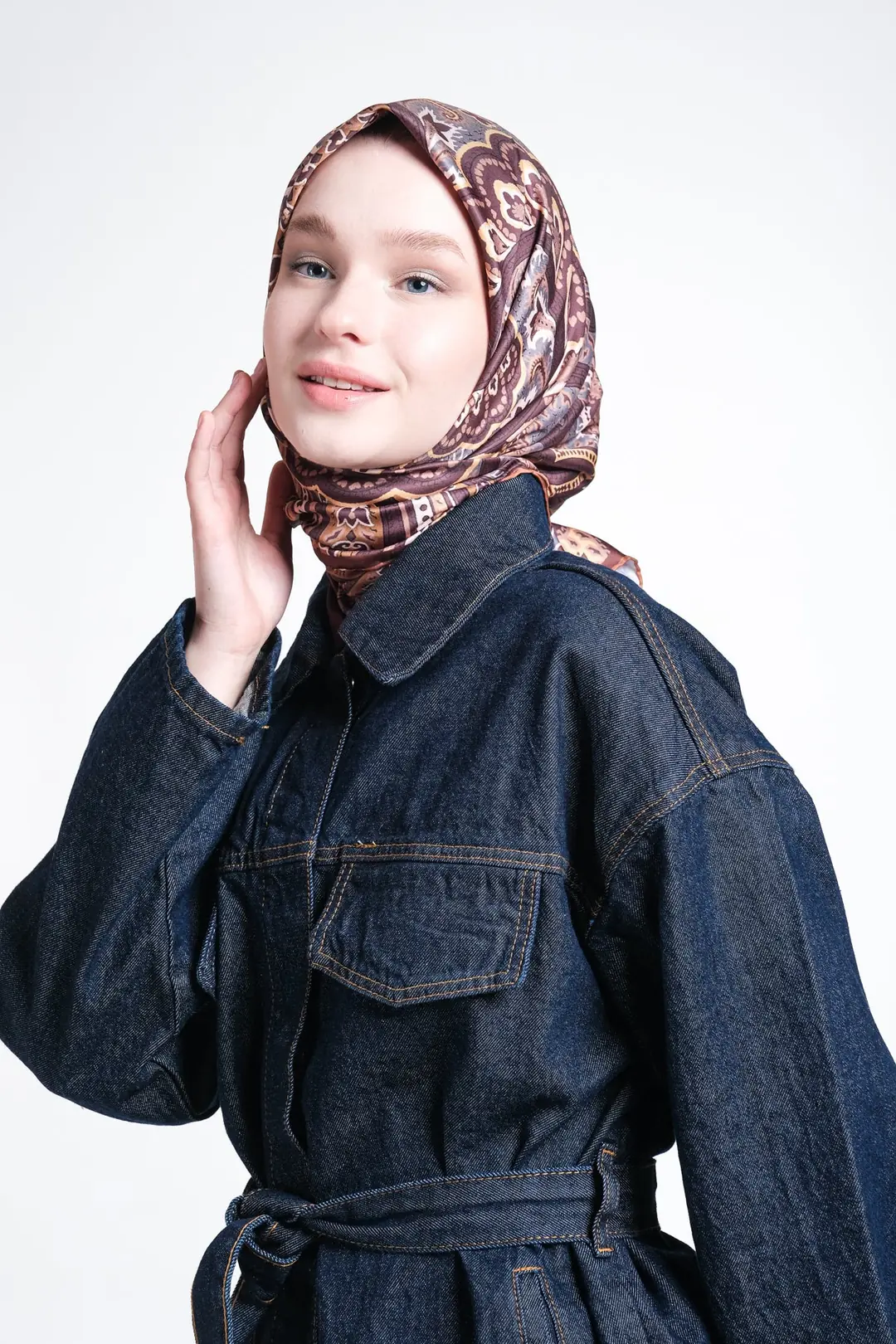 Twill Saten Amber